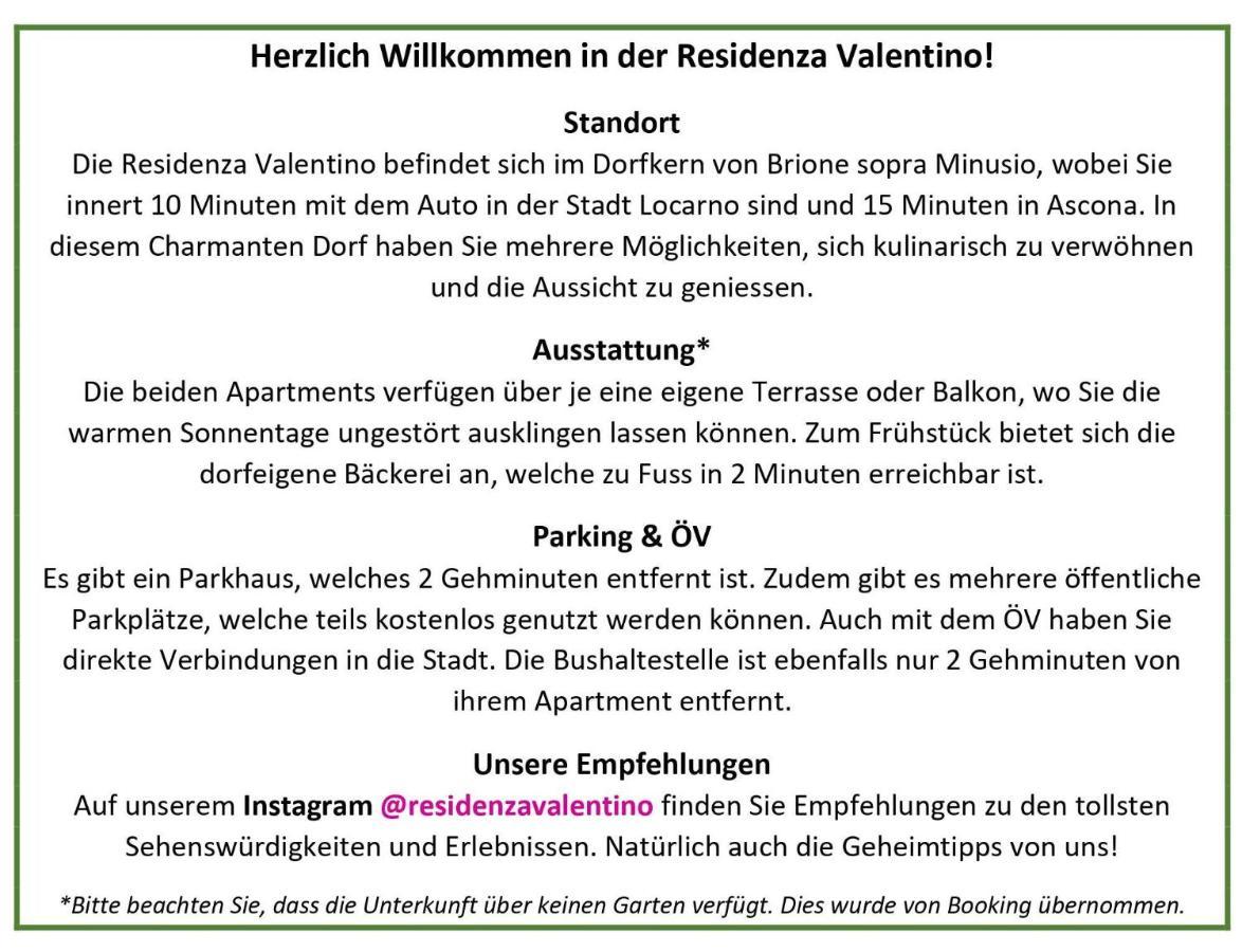 Residenza Valentino Appartement Locarno Buitenkant foto